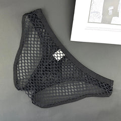 Men's Sexy Transparent Mesh Comfortable Stretch Briefs