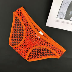 Men's Sexy Transparent Mesh Comfortable Stretch Briefs