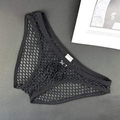 Men's Sexy Transparent Mesh Comfortable Stretch Briefs