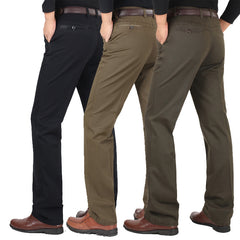 Men's High Waist Comfortable Thick Warm Casual Pants