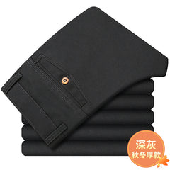 Men's High Waist Comfortable Thick Warm Casual Pants