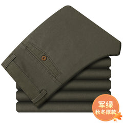 Men's High Waist Comfortable Thick Warm Casual Pants