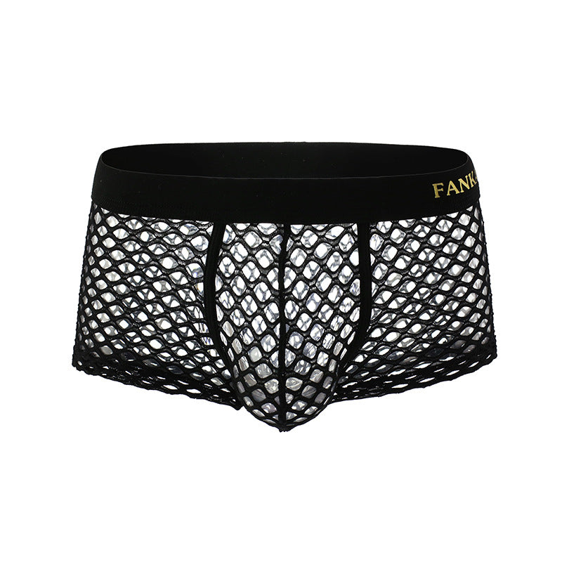 Fishnet Sexy U Convex Transparent Hollow Thong