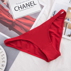 Low Waist Sexy Soft Milk Silk Thong