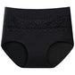 [6PCS] 100% Cotton Women's Plus Size Sexy Lace High Waist Panties