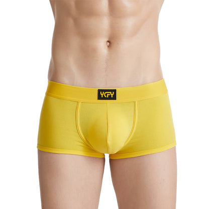 Fashionable Colorful Stretch Cotton Men's Boxers