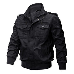 Men's Tactical Multi-Pocket Work Bomber Jacket
