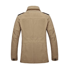 Men's Casual Large Size Cotton Windbreaker