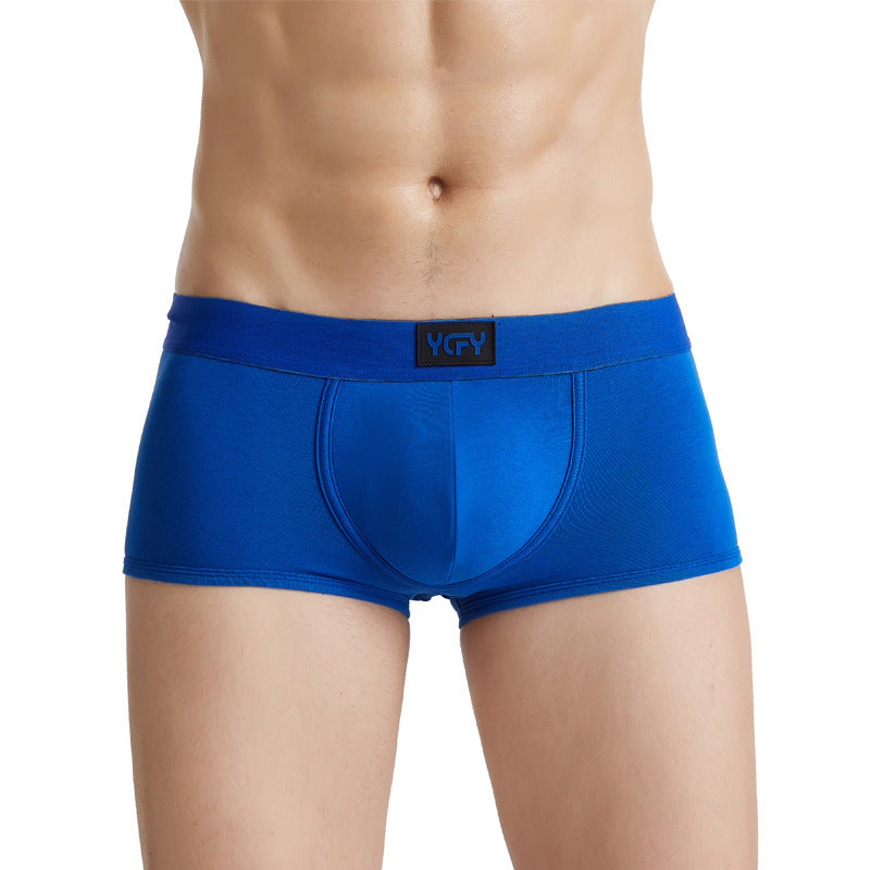 Fashionable Colorful Stretch Cotton Men's Boxers