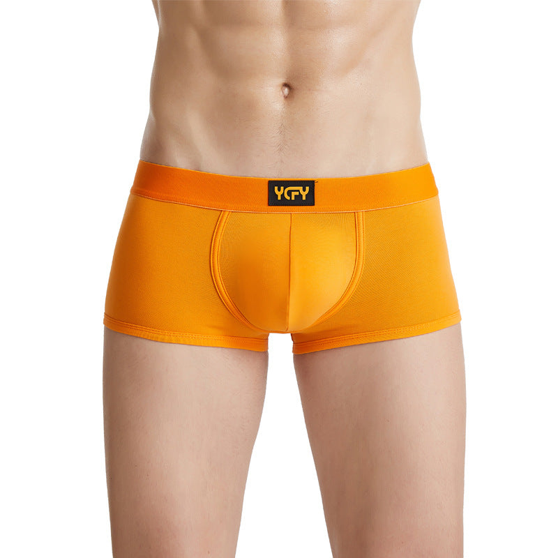 Fashionable Colorful Stretch Cotton Men's Boxers