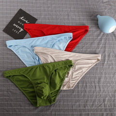 Men's Sexy Breathable Comfortable Cotton Low Rise Briefs
