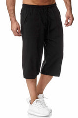 Men's Casual Cotton and Linen Sports Pants