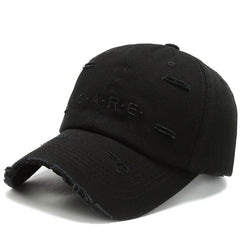 Personalized letter embroidery fashion hat for men and women
