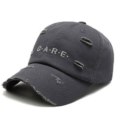 Personalized letter embroidery fashion hat for men and women