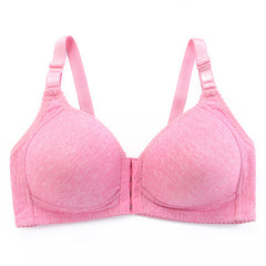 Large size thin wire-free bra