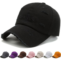 Personalized letter embroidery fashion hat for men and women