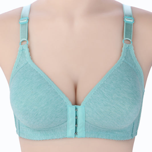 Large size thin wire-free bra