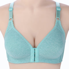 Large size thin wire-free bra