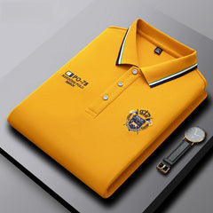 Men's Embroidered Casual Business Fashion Polo Shirt