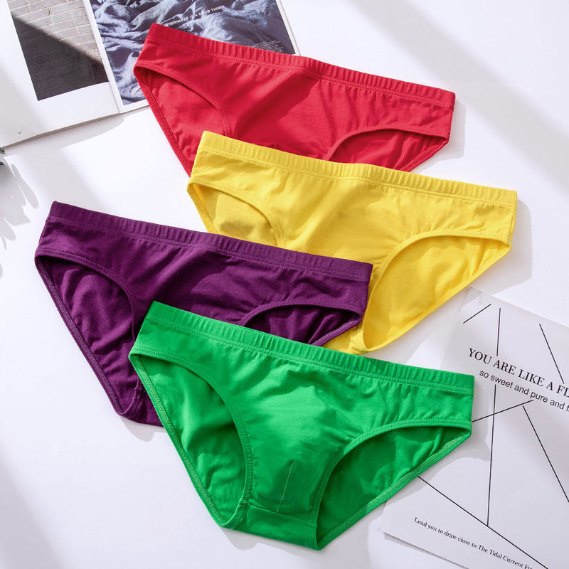 Men's Soft, Skin-friendly, Breathable Cotton Briefs