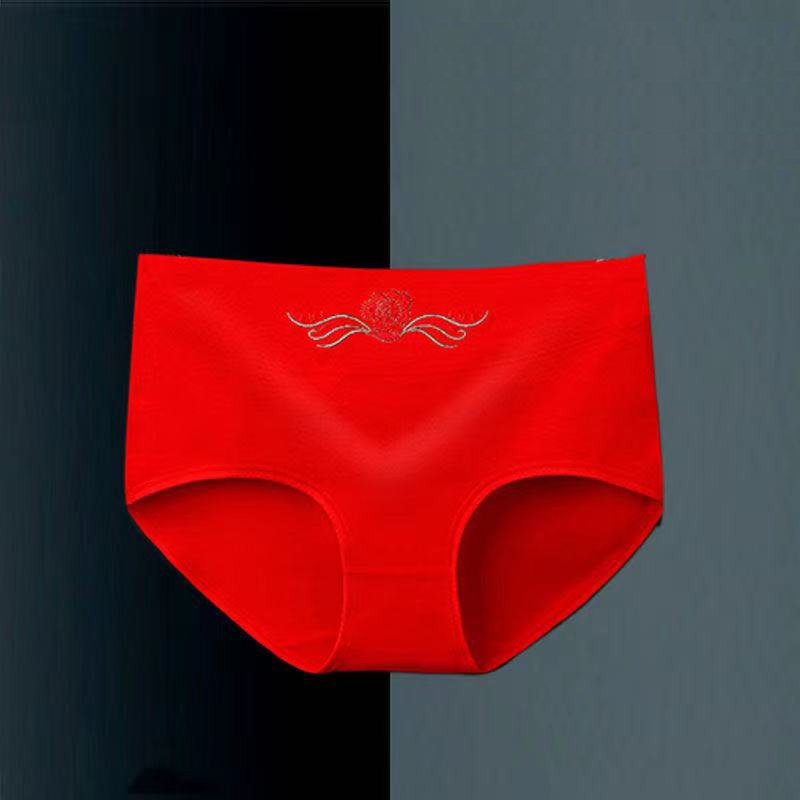 [6 PCS] Cotton Embroidered Corset Panties -  