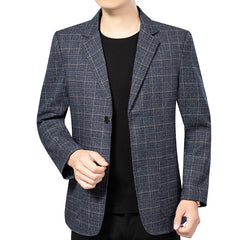 New two-button plaid suit