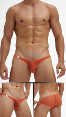 Men's Night Club Perspective Mesh Pocket Low Rise Briefs