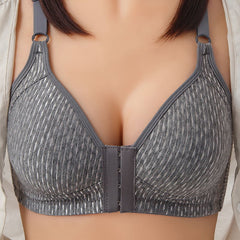 Front Button Thin Wireless Bra
