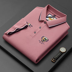 2023 Men's Summer Business Casual Embroidered Polo Shirt