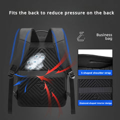Men's Business Commuting Large Capacity Travel Backpack