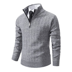Fleece Half‑Zip Pullover Sweater