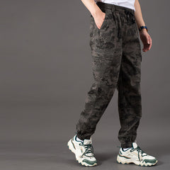 Men's Loose Elastic Casual Sports Camouflage Overalls