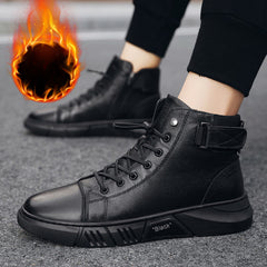 Men's Warm High Top Casual Martin Boots