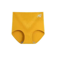 [5 PCS] Cotton High-Waisted Comfort Printed Panties -  