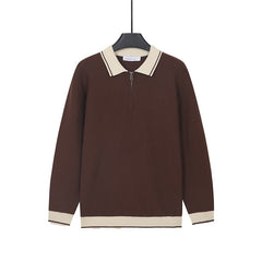 Business Long Sleeve Polo Knit