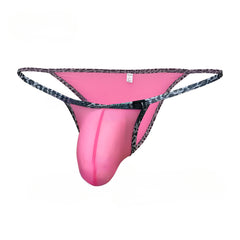 Men's Ice Silk Leopard Briefs