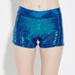 High elastic stretch sequin shorts