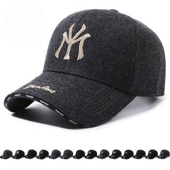 Men's Woolen Thick Warm Cap