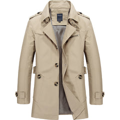 Men's Casual Cotton Windbreaker Jacket