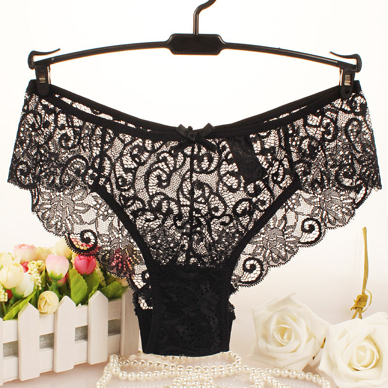 Lace Hollow Sexy Plus Size Panties