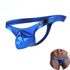 Men's Low Rise Sexy Patent Leather Thong