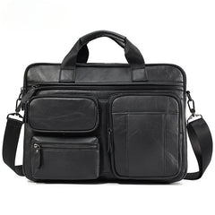 Men's Business Leather Casual Briefcase