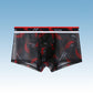 Men's Ultra-Thin Printed Ice Silk Mesh Boxer Briefs