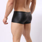 Men's Patent Leather Sexy Boxers