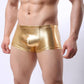 Men's Patent Leather Sexy Boxers