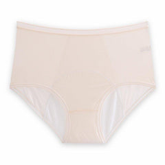 High Waist Leak Proof Ice Silk Panties Plus Size L-5XL
