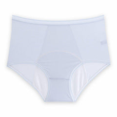 High Waist Leak Proof Ice Silk Panties Plus Size L-5XL