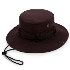 Men's Fisherman Hat Foldable Sunshade Cloth Cap Casual Outdoor Camping Hat