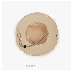 Men's Fisherman Hat Foldable Sunshade Cloth Cap Casual Outdoor Camping Hat