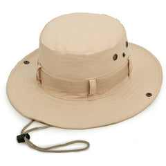 Men's Fisherman Hat Foldable Sunshade Cloth Cap Casual Outdoor Camping Hat